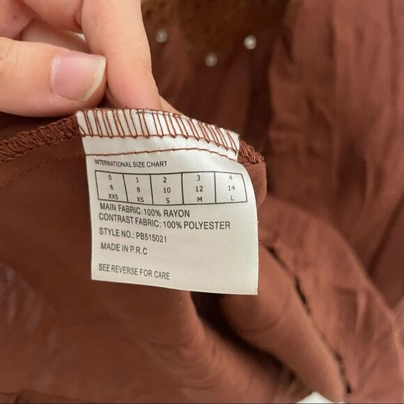 Bless’ed are the Meek Tracker Mini Dress in Brown - Picture 9 of 9